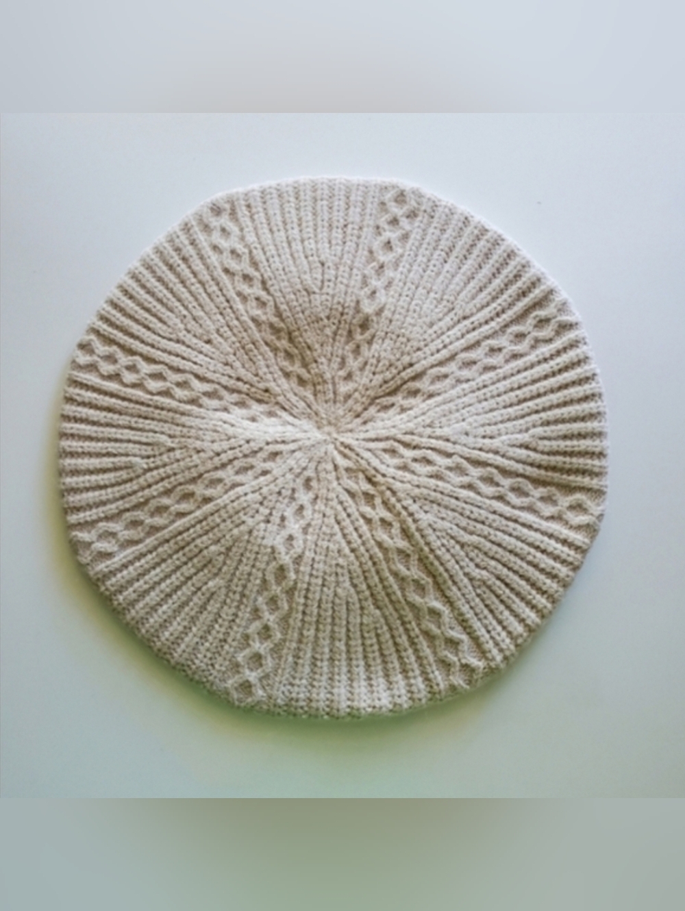 Cream Beret